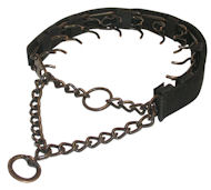 Metal Spike Antique Copper Training Prong Collar-3.9 mm(25'')  Metal Spike Antique Copper Training Prong Collar-3.9 mm(25'')